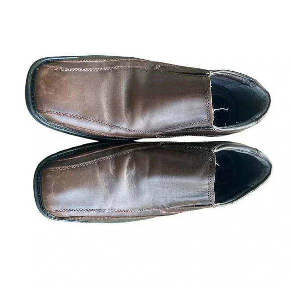 Dockers loafers brown leather slip on size 8 - Picture 2 of 6